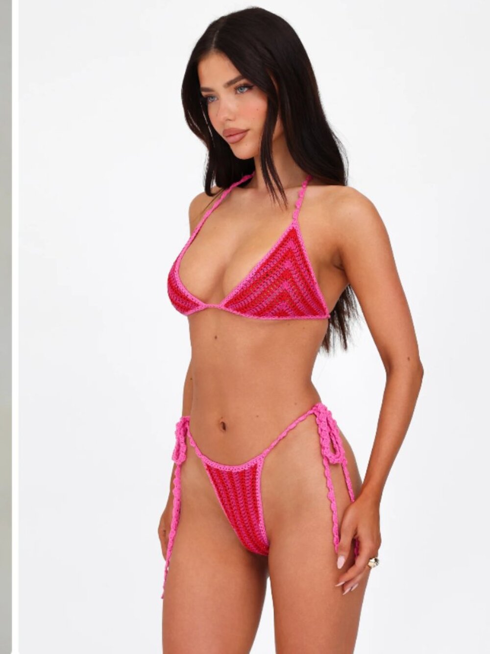 TIGER MIST CORA BIKINI TOP & BOTTOM 2-PC SET PINK - Picture 9 of 10
